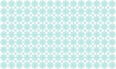 Elegant Turquoise Snowflake Holiday Pattern Design