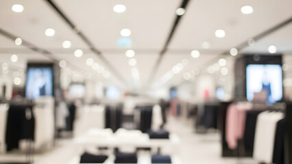 Fototapeta premium Abstract Blurred Background of Modern Retail Store