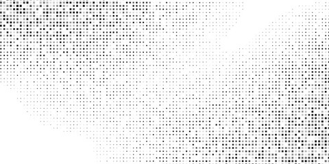 Modern rectangle transparant halftone gradient texture. Vanishing polka dot design abstract