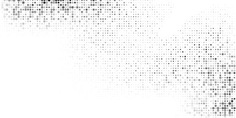 Abstract transparant halftone gradient texture. Vanishing polka dot modern abstract simple