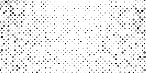 Vector dot mesh halftone gradient texture. Vanishing polka dot art design abstract