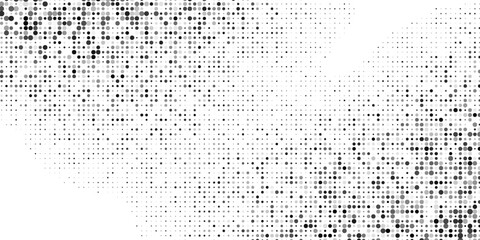 Vector dot mesh halftone gradient texture. Vanishing polka dot art