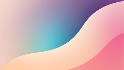 Fototapeta premium Modern Minimalist Design Featuring Flowing Curves and Gentle Color Transitions