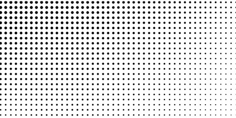 Modern dot mesh halftone gradient texture. Vanishing polka dot abstract simple modern