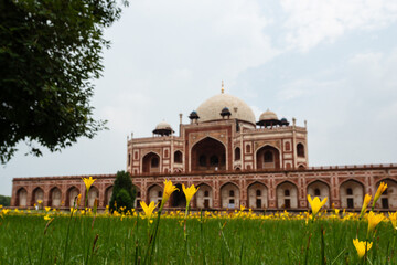 Humayun's Tomb in New Delhi, India. It is the tomb of Mughal Emperor Mirza Nasir al-Din Muhammad, commonly known as Humayun.