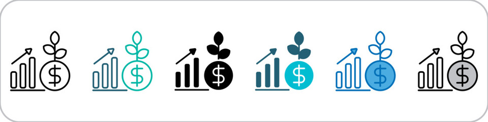 Investment Icon Single Pack Multistyle