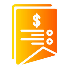 invoice gradient icon