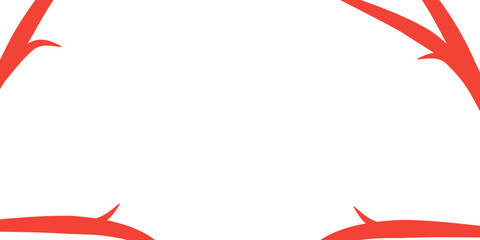 Minimal autumn frame background design