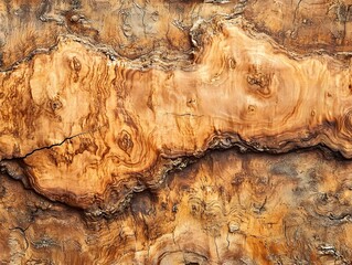 Intricate Patterns of Weathered Rustic Wood Grain