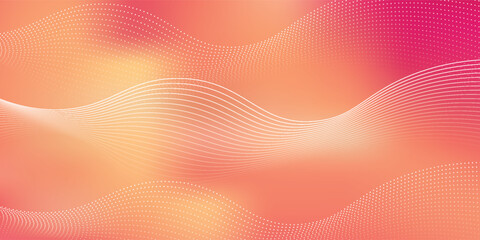 An abstract background with pink and orange tones, featuring wavy lines. These lines add depth and beauty to the image. The background gives a fresh and lively feel.