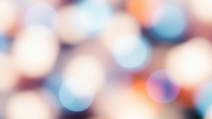Soft focus bokeh lights in pastel colors Keywords: bokeh, lights, blurred, soft focus