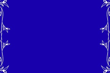 Simple Background Frame, Unique Background, Blue and White Color Background, Unique Background Design