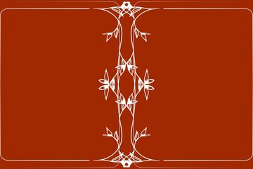 Simple Background Frame, Unique Background, White and Red Color Background, Unique Background Design