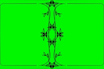 Simple Background Frame, Unique Background, Black and Green Color Background, Unique Background Design