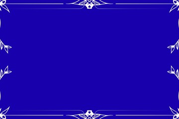Simple Background Frame, Unique Background, Blue and White Color Background, Unique Style Background, Amazing Design