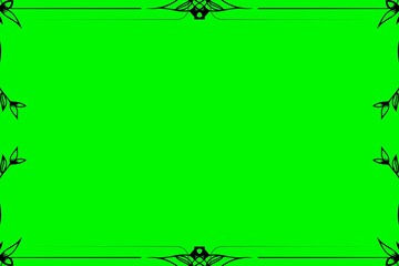 Simple Background Frame, Unique Background, Green and Black Color Background, Unique Style Background, Amazing Design