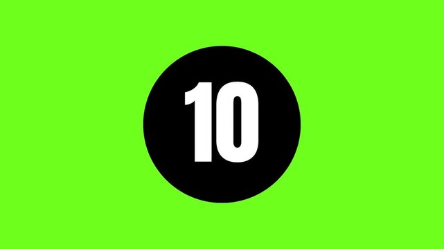 Countdown 0 to 80 Animation, Count the Number, Counts Digits, White Counting and Modern Countdown Video, Green Screen Background, Amazing Countdown Time, Unique Countdown Video