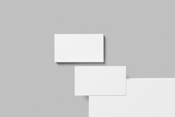 Blank business card mockup 