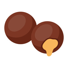 Chocolate Balls Illustration