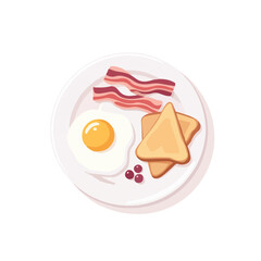 A plate of breakfast
