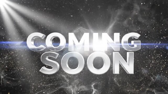 Coming Soon Announcement - A Stylish and Dramatic Visual Presentation.