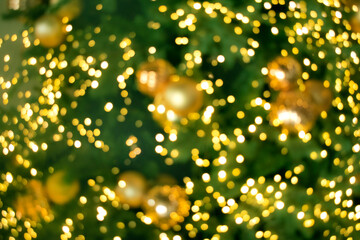 반짝이는 크리스마스 장식 보케