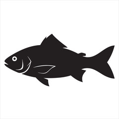 vector illustration of a fish