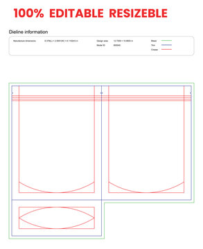 stand up snack pouch dieline template box dieline die lines packaging custom dieline  box cardboard box dieline pizza box dieline printable product packaging layout,

