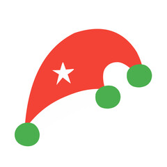 Christmas hat vector 