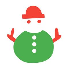snowman vector