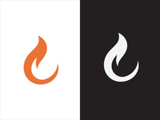 simple and modern hot chili  logo design template elements