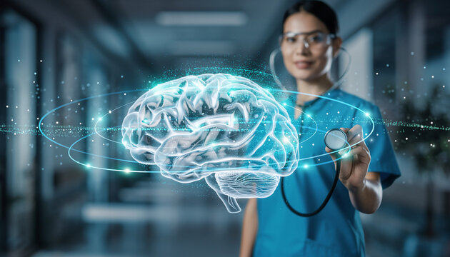 utting Edge Laboratory Research with Gloved Scientist Using Pipette, Advanced Biotechnology Interface, Digital Chemical Structures, Futuristic Blue Tech Overlay High-Tech Medical Innovation Background