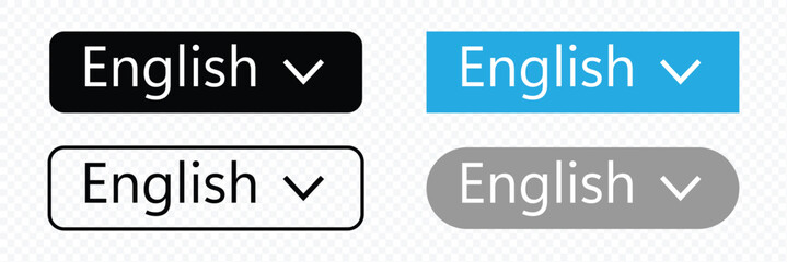 Translate vector icon. Change language button isolated on transparent background. Element for web, mobile or user interface. Vector illustration. Vector Illustration .EPS 10 .