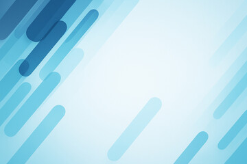 AI generated diagonal rounded rectangles in layered blue tones on a soft gradient backdrop creating clean minimal and professional tech inspired design with open space for text and smooth dynamic flow