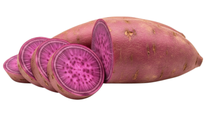 Vibrant Purple Sweet Potato, Rich in Nutrients and Antioxidants, Perfect for Healthy Cooking and Baking