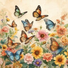 Fototapeta premium butterfly beauty