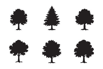 Black Tree Silhouette Pack