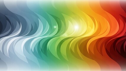 Colorful gradient wave background