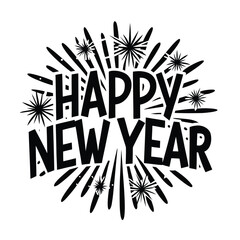 Happy New Year Celebration Fireworks © Hridoy