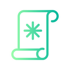 scroll gradient icon