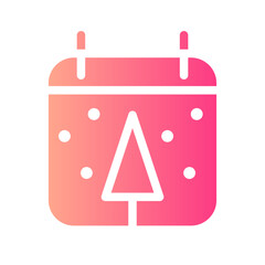 christmas day gradient icon