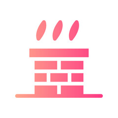 chimney gradient icon