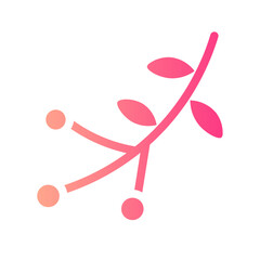 mistletoe gradient icon