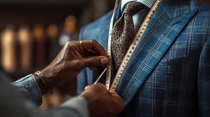 Obraz premium TailorMeasuringSuit