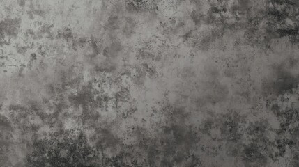 Fototapeta premium A textured gray surface with scattered dark speckles resembles concrete or wall finish,