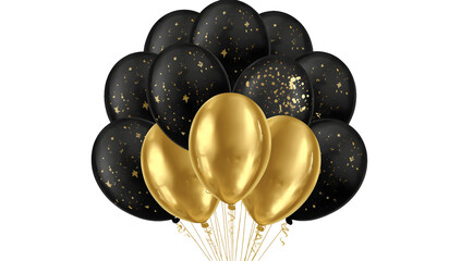 Colorful Balloon Bunch Clipart PNG &ndash; Party Balloons Bundle (Transparent Background)