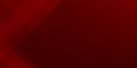 Obraz premium Abstract simple dark red gradient illustration background with 3d look overlap square with shadow and line pattern. Cool design and luxury. Eps10 vector
