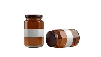 Brown Amber Skincare Jar Packaging &ndash; UV Protective Glass Cream Jar for Beauty & Apothecary Products