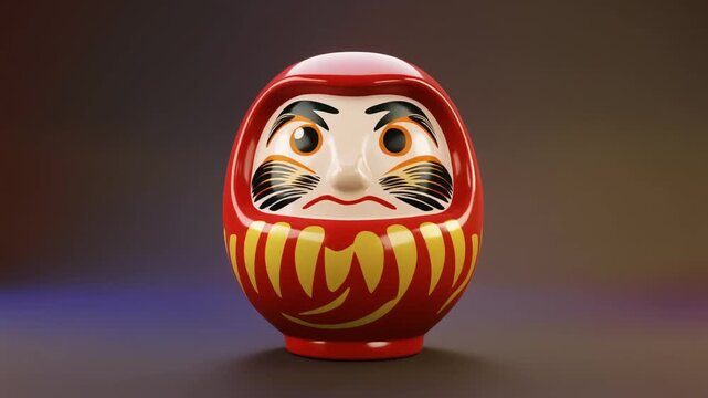 Daruma Mascot Character