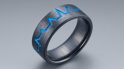 Smart ring offers innovative biometric monitoring for health and fitness enthusiasts, tracking heart rate, oxygen levels, and sleep quality seamlessly throughout the day